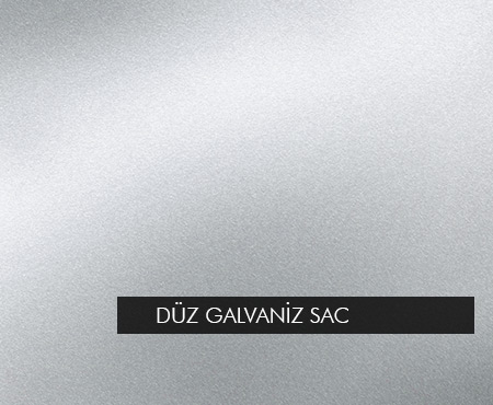 düz galvaniz sac